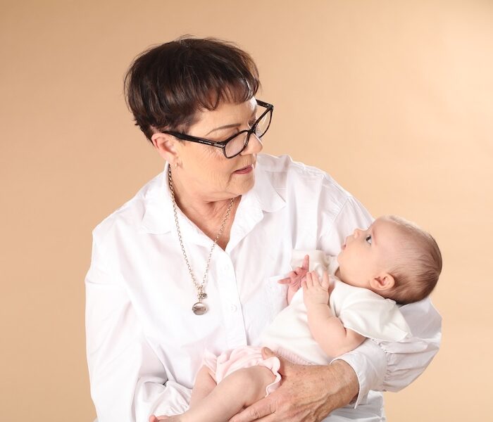 Jane makes baby clothes.